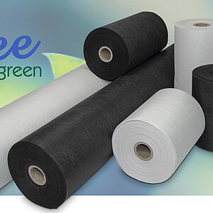 E-ZEE Green Cut rPES-Stickvlies auf Rollen in verschiedenen Breiten