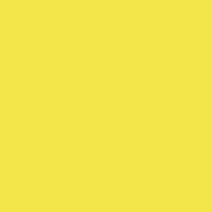 Yellow colour circle made from sustainable Polyocean embroidery thread colour 7215123 from recycled polyester