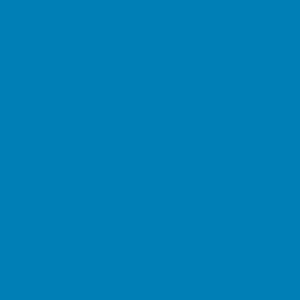 Blue colour circle made from sustainable Polyocean embroidery thread colour 7215123 from recycled polyester