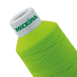 Frosted Matt 30 - cone detail, matte thread in light green colour