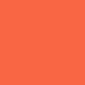 Orange colour circle made from sustainable Polyocean embroidery thread colour 7215123 from recycled polyester